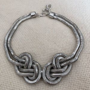 Silver Knot Necklace